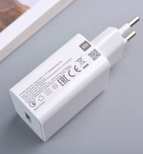Carregador Original Xiaomi MDY-11-EP QC 3.0 3A 22.5W branco bulk (só cabeça)